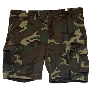 Foundry Supply Co Cargo Shorts Sz 46 Comfort Stretch Camo Gorp Military Outdoor